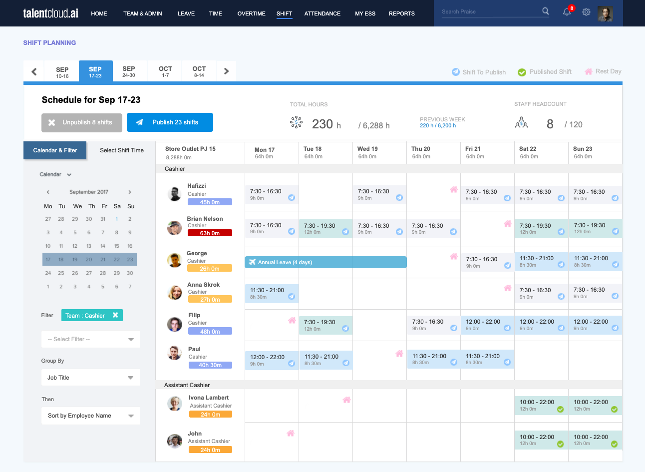 Scheduling & Shift Planning Modern Scheduling & Planning Software